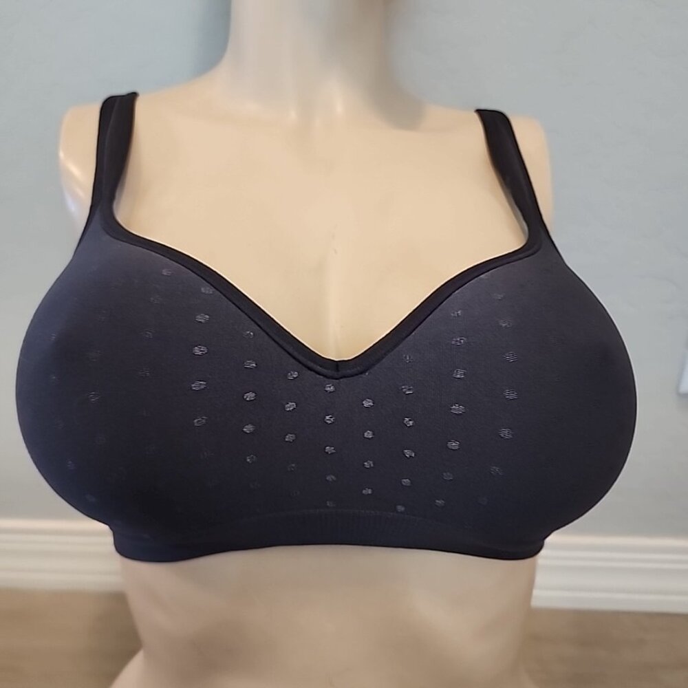 Bali Bra 34C Black Wireless Lined 3463